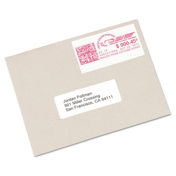 Avery® Postage Meter Labels For Personal Post Office, 1.78 X 6, White, 2-sheet, 30 Sheets-pack, (5289) freeshipping - TVN Wholesale
